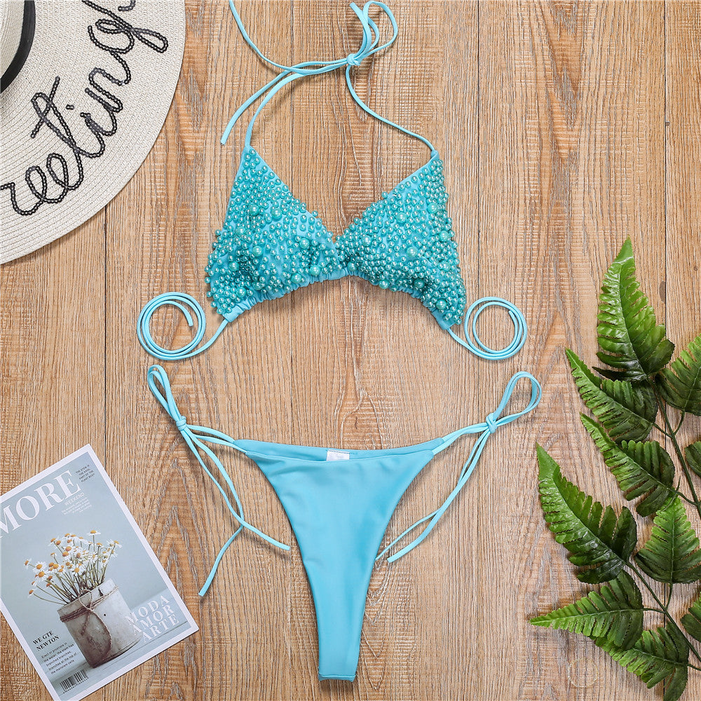 Halter Mini Bikini Swimwear