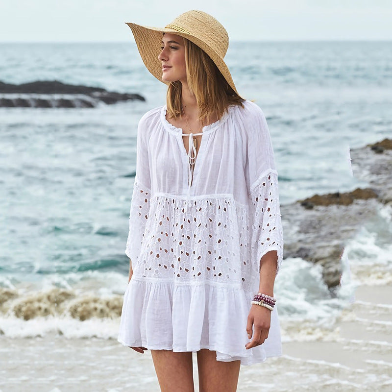Loose Bikini Blouse Dress