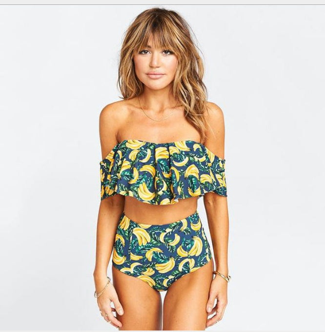 Ruffled Suit Swimsuit