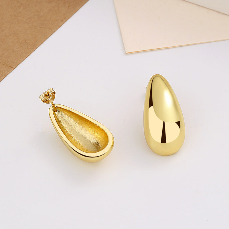 Water Drop Glossy Earrings
