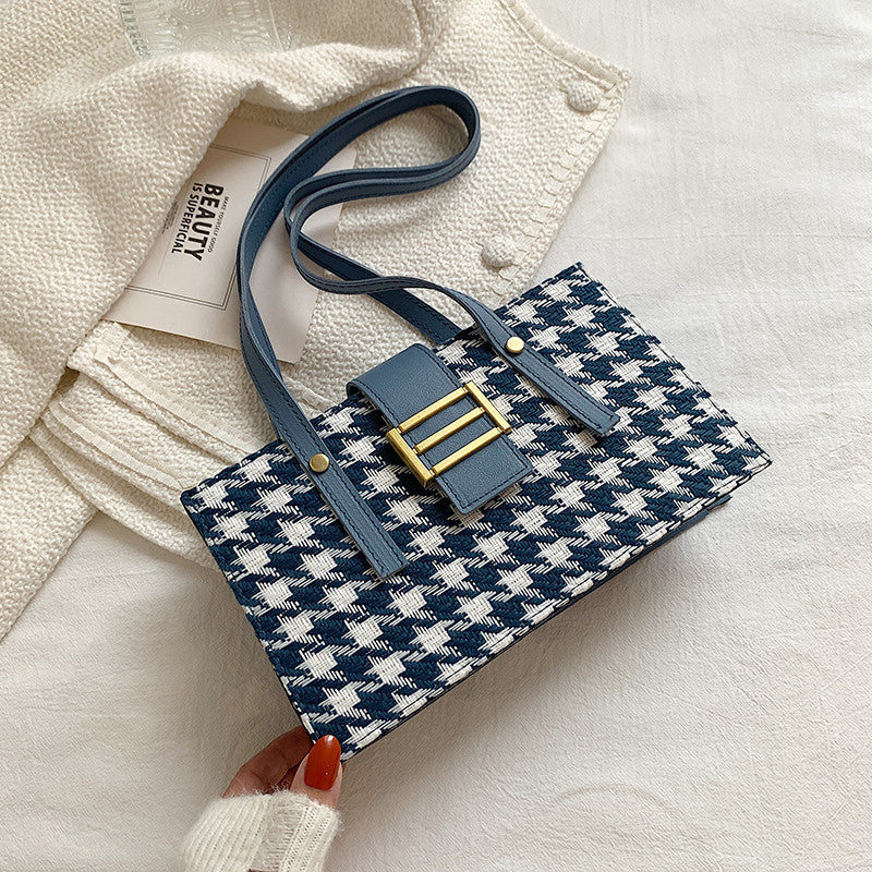 Contrast Single Shoulder Handbag