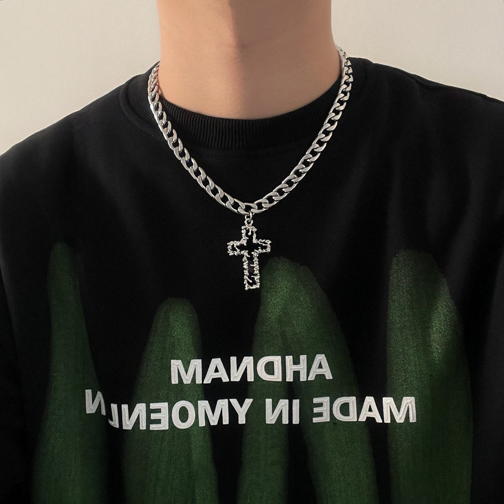 Vintage Cross Pendant Necklace