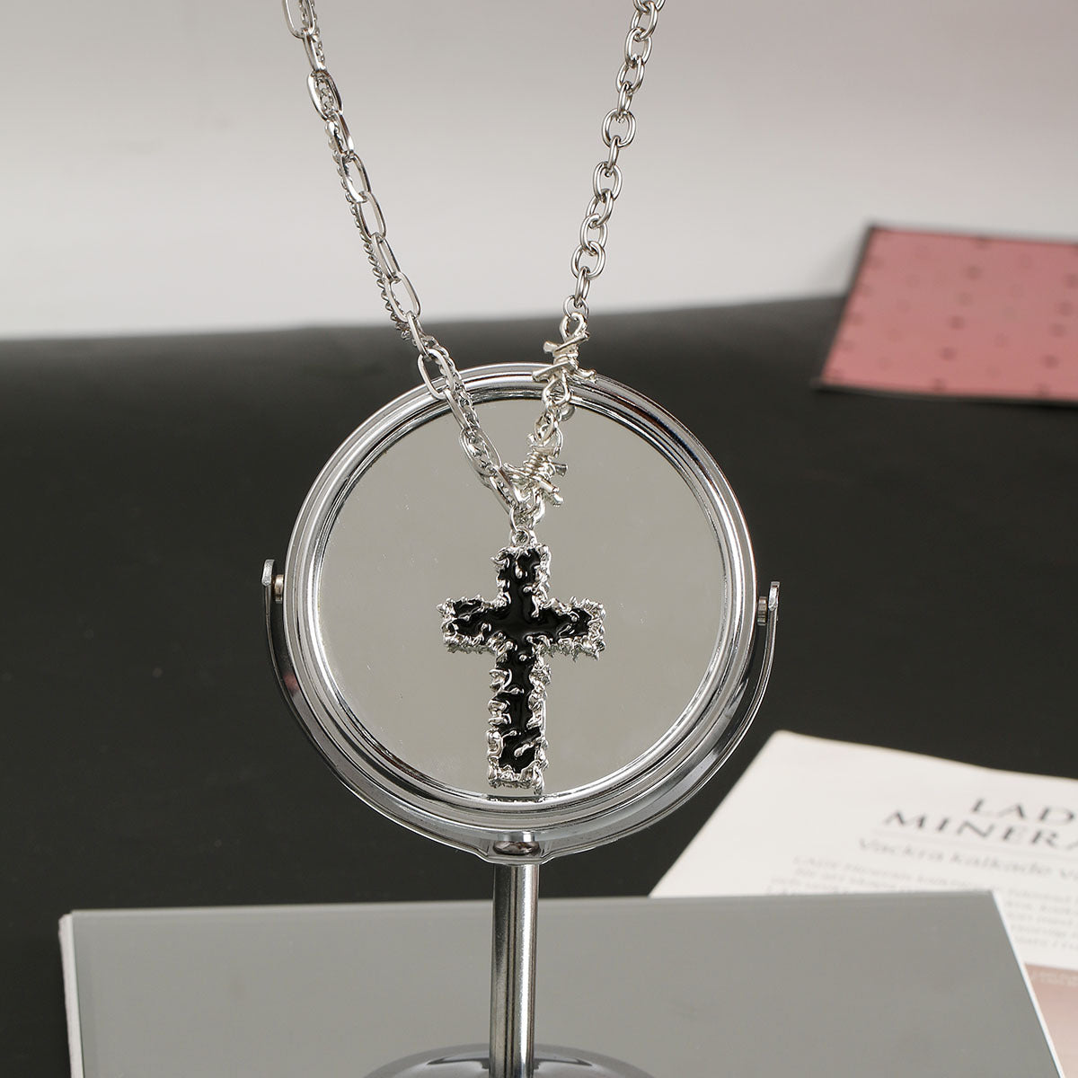 Vintage Cross Pendant Necklace