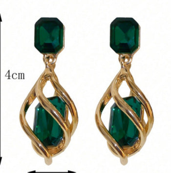 Emerald Women's Stud Earrings