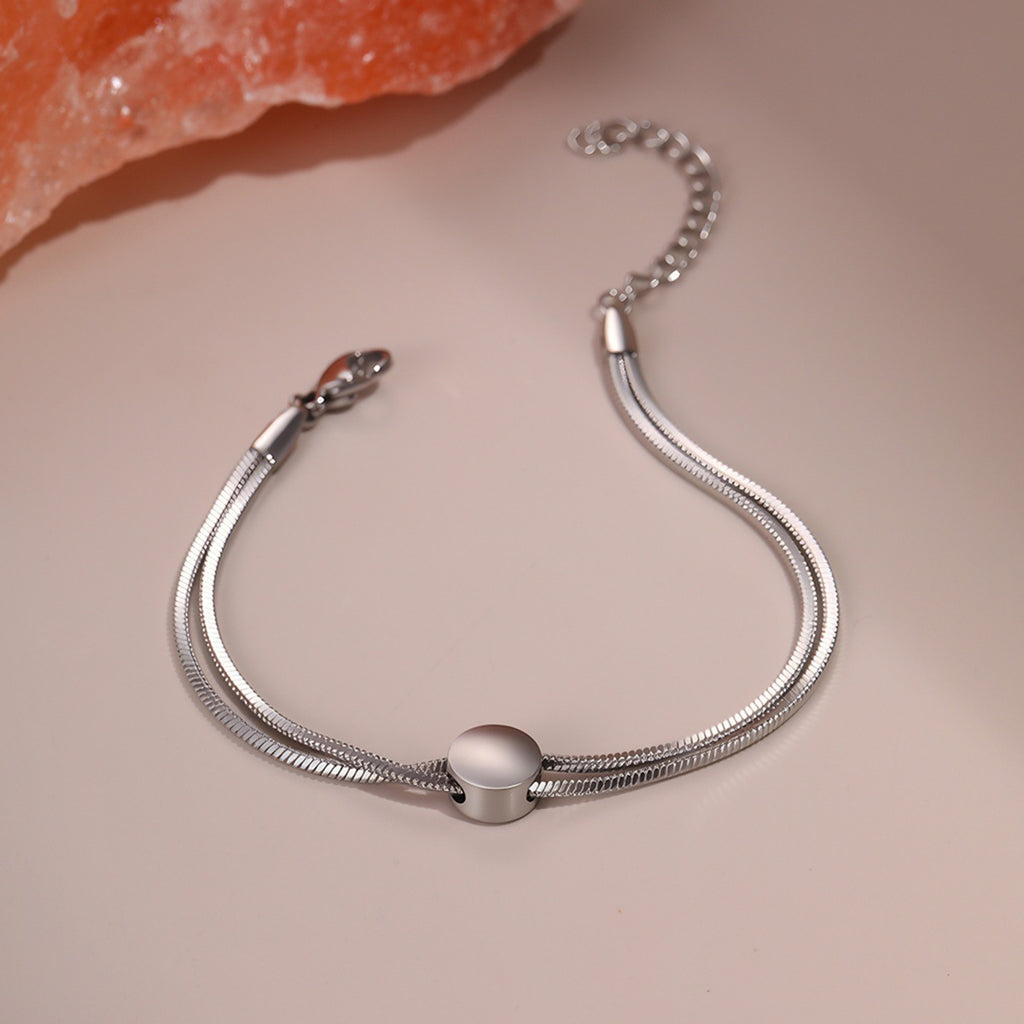 Minimally Designed Titanium Steel Bracelet