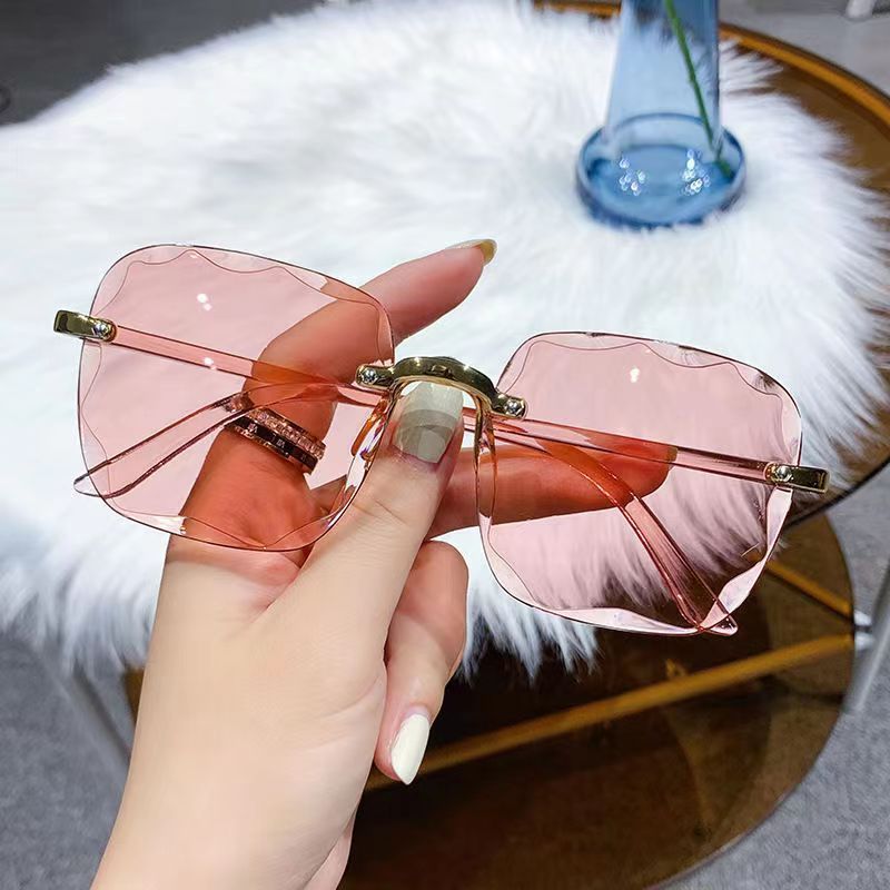 Rimless Square Sunglasses