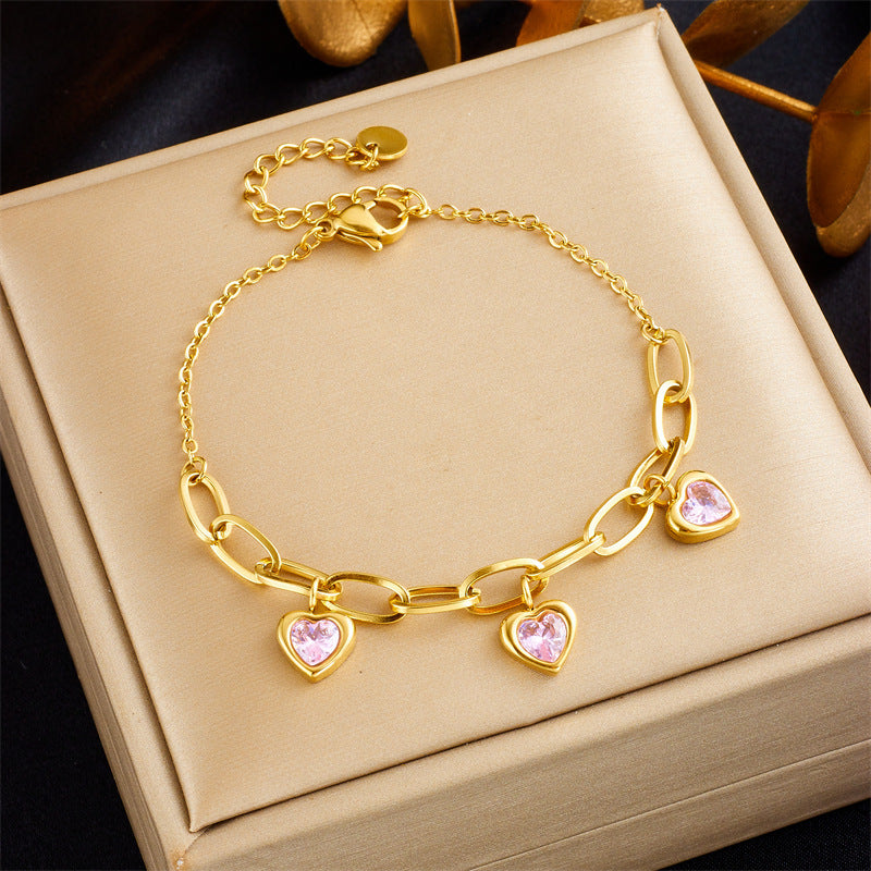 Vintage Gold Plated Love Bracelet