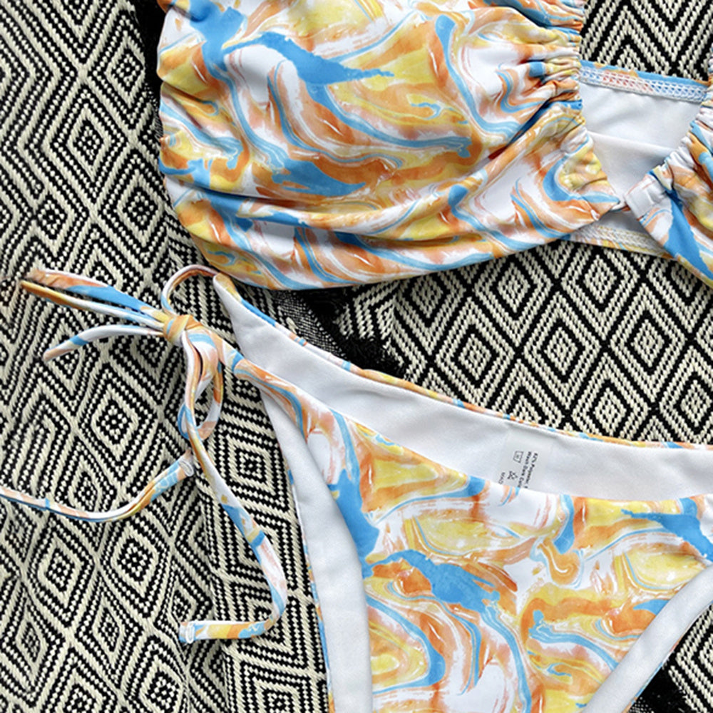 Women Plus Size Big Cups Swimwear Bikini