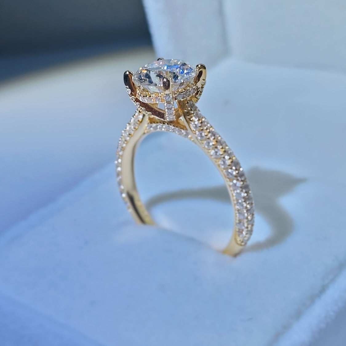 Moissanite Diamond Ring