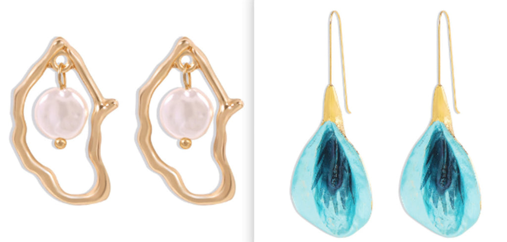 Irregular Pearl Earrings