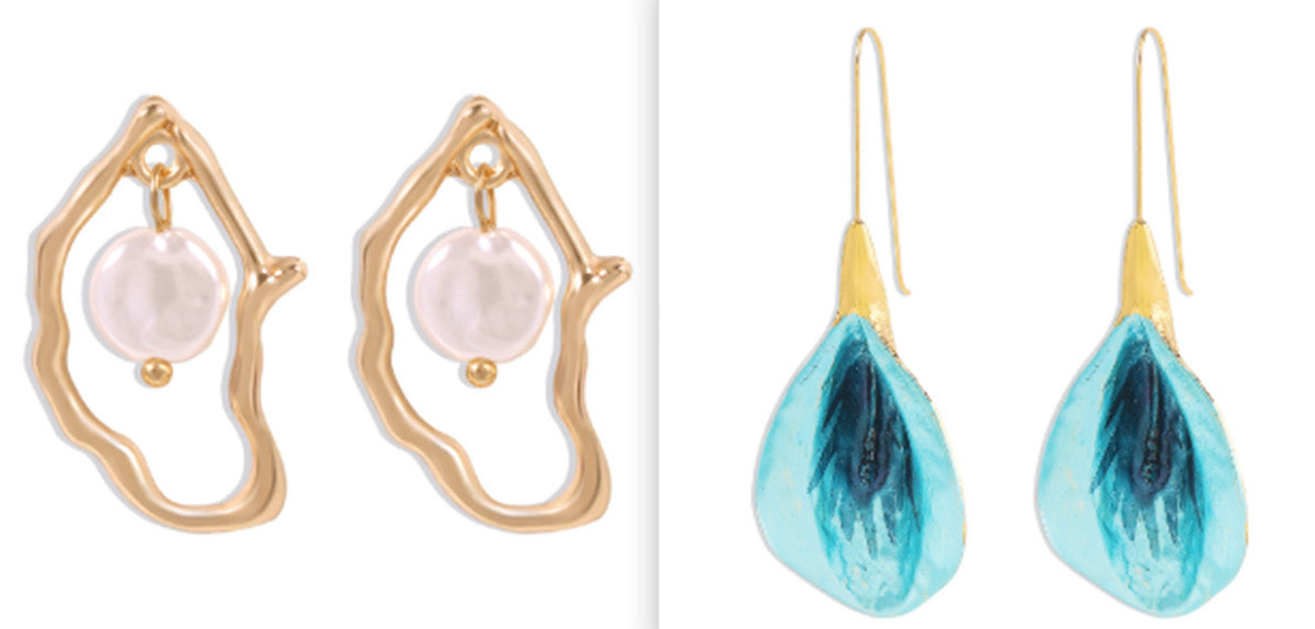 Irregular Pearl Earrings