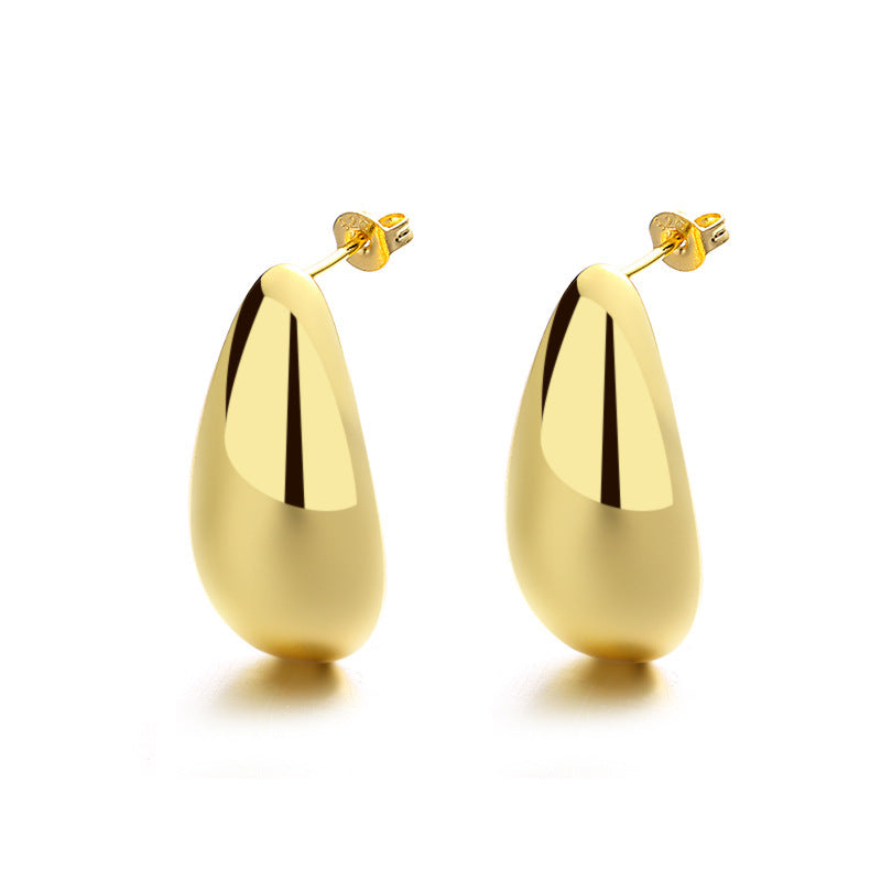 Water Drop Glossy Earrings