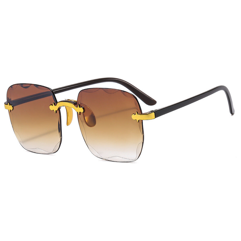Rimless Square Sunglasses