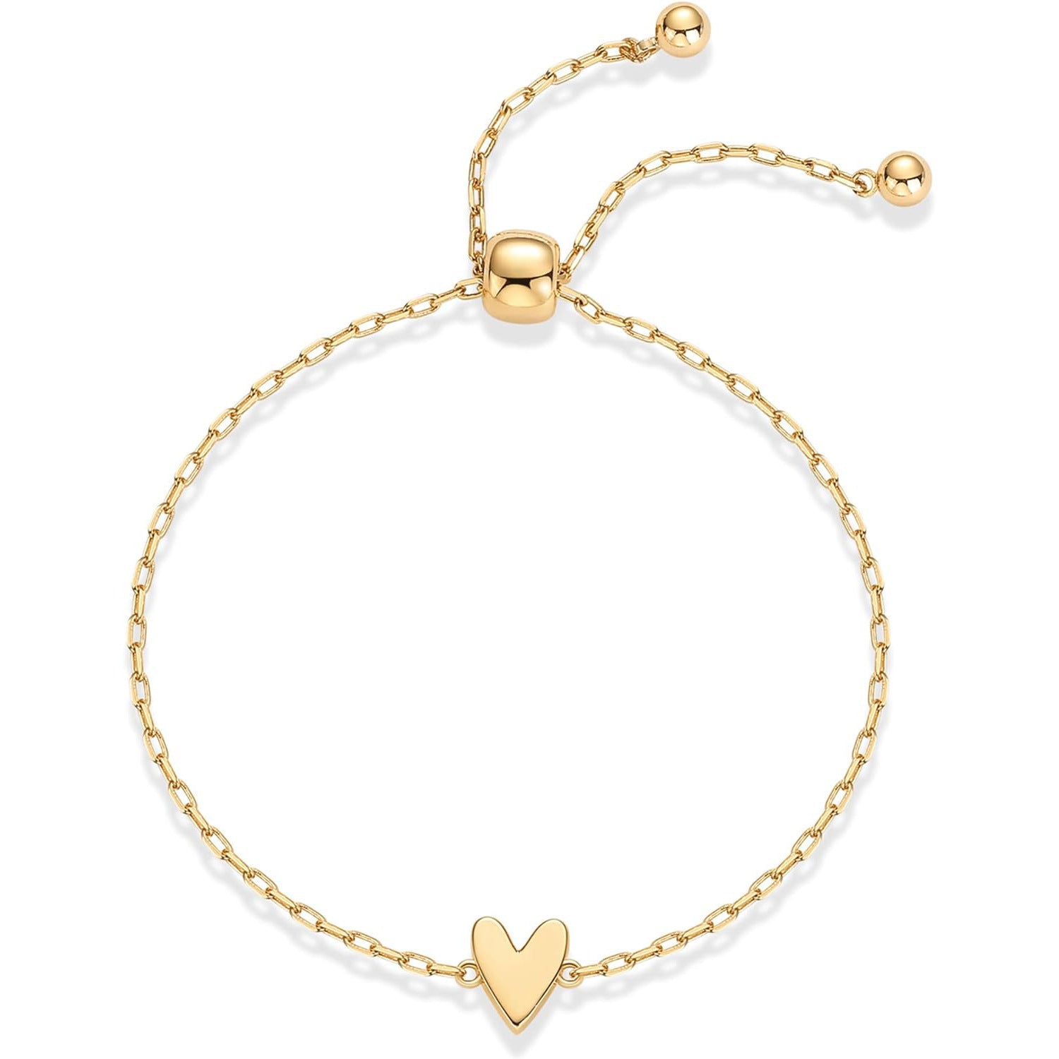 Women's Hollowed Heart Shape-shaped Pendant Two-piece Set Bracelet
