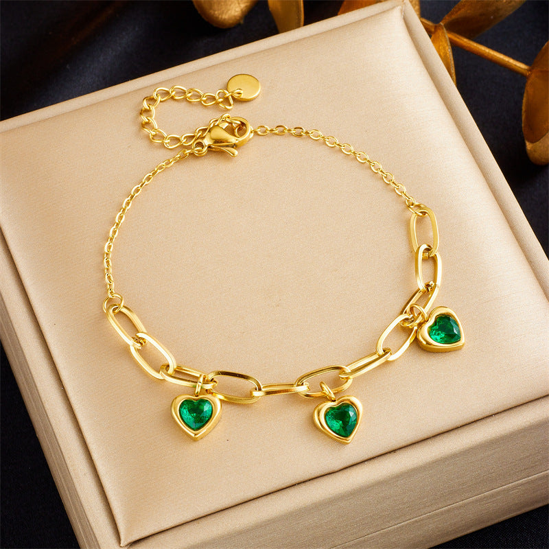 Vintage Gold Plated Love Bracelet