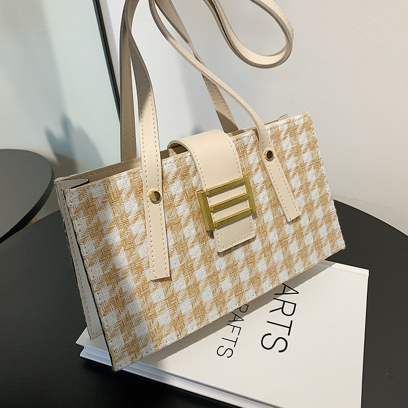 Contrast Single Shoulder Handbag