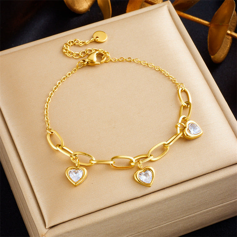 Vintage Gold Plated Love Bracelet