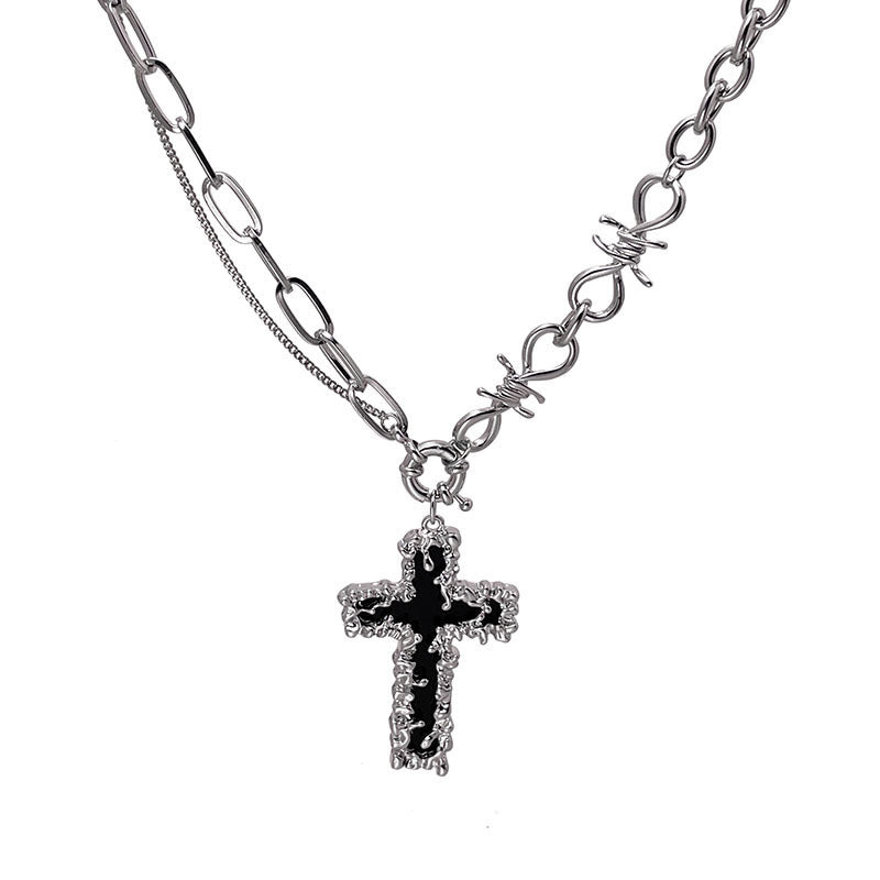 Vintage Cross Pendant Necklace