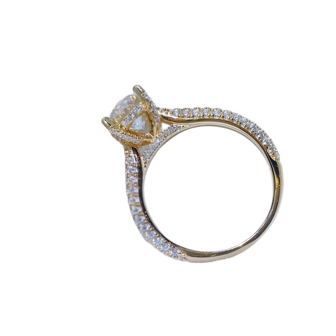 Moissanite Diamond Ring