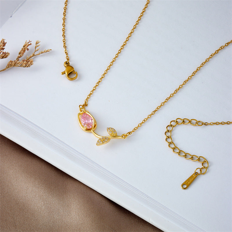 Tulip Flower Necklace