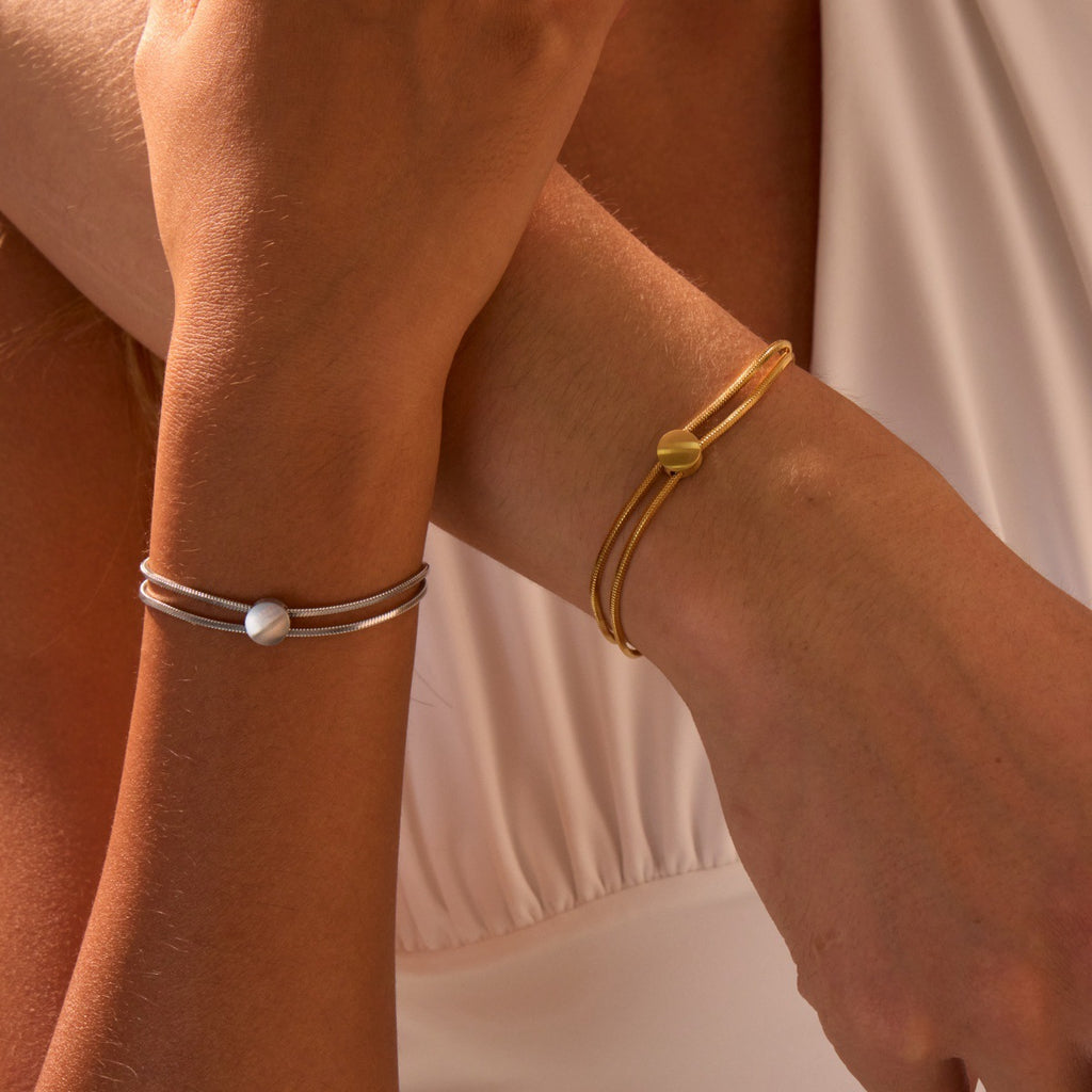 Minimally Designed Titanium Steel Bracelet