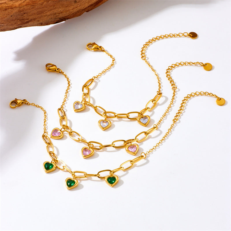 Vintage Gold Plated Love Bracelet