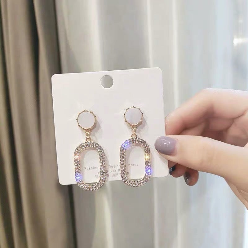 Diamond Exaggerated Earrings